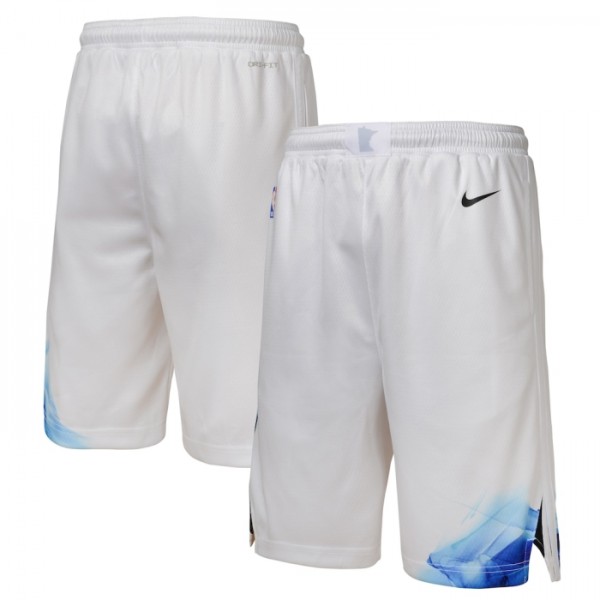 Minnesota Timberwolves NBA Shorts Nike 2024-25 City Edition Swingman - Herren